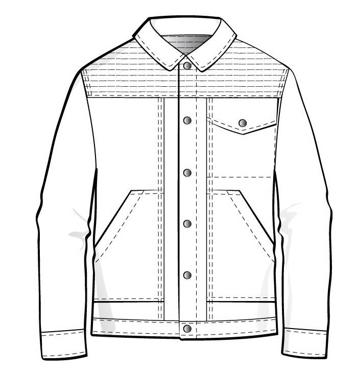 男裝夾克外套款式設(shè)計(jì)與服裝設(shè)計(jì)要點(diǎn)
